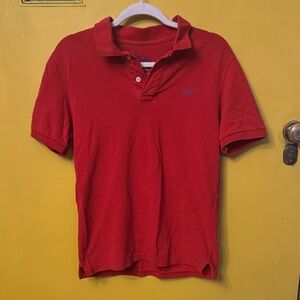 Vintage Hollister Vibrant Red Polo Shirt